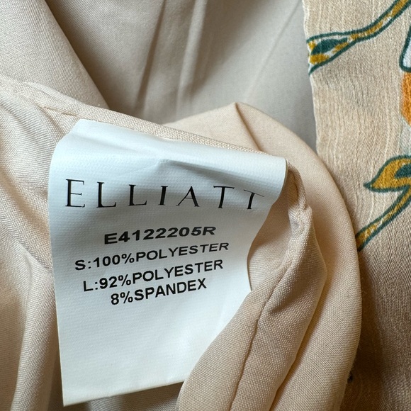 Elliat Cocktail Dress(Revolve) - Size S - Orange and Green Floral Print - Picture 4 of 11